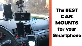 The Best Place To Mount Your Smartphone In Your Car Car Mount Review 2017 [upl. by Novit83]