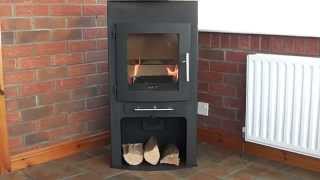 Westfire uniq 18 wood burning stove 80 efficient Defra approved [upl. by Shayne44]