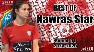 Best Of Nawras Sfar AssociationSportiveFéminineHammamet TunisianLeague Round04 20242025 [upl. by Roach361]