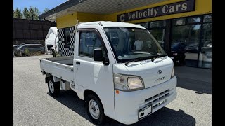 Vancouver Velocity Cars 19162 Daihatsu Hijet 4WD JDM Kei Truck 660cc 5MT [upl. by Ranilopa71]