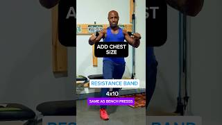 Resistance Band  add size resistanceband chestworkout resistancebandsworkout [upl. by Hephzipa]