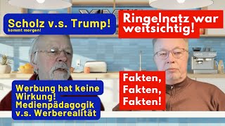 Scholz vs Trump Werbung wirkt nicht Reichweite und soweiter [upl. by Issi]