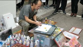 Amazing Street Artist  Taipei Taiwan [upl. by Schott]