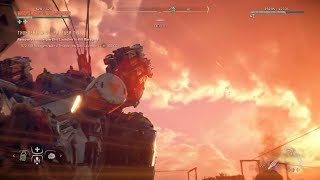 Horizon Zero Dawn  Thunderjaw vs Ravager Blazing Sun [upl. by Eustacia669]