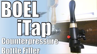 How to Use a COUNTER PRESSURE BOTTLE FILLER  Reviewing the Boel iTAP Bottle Filler [upl. by Issac]