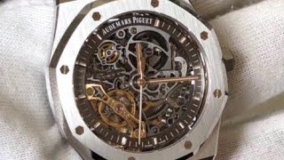 舊片重溫Jun 2020  AP Royal Oak 15407ST 縷空 audemarspiguet 15407st [upl. by Brita637]