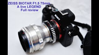 Carl Zeiss BIOTAR 1575mm legendary lens Detailed review with samples [upl. by Mima]