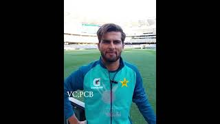 Shaheen Afridi after win the series against Australia [upl. by Annekahs]