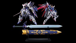 BANDAI PROPLICA SERIES 11 薩爾達傳說 MASTER SWORD METAL BUILD STRIKE FREEDOM GUNDAM amp DESTINY [upl. by Krista]