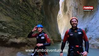 Barranquismo amp Canyoning en Sierra de Guara Mascun Superior [upl. by Hakvir]