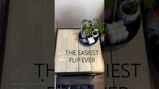 Easiest furniture flip🛋️💖furnitureflip upcycle wood paint diyproject homedecor [upl. by Mallen]