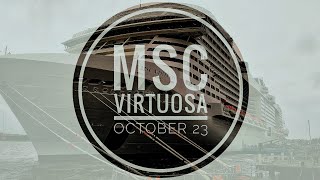 MSC Virtuosa  VLOG  Day 1 Embarkation [upl. by Azaleah]