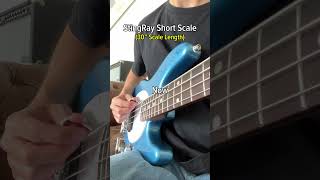 StingRay Full Scale vs Short Scale SterlingByMusicMan [upl. by Deanna953]