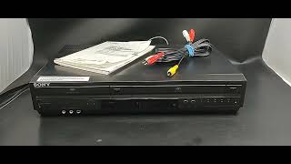 Sony DVDVCR Combo SLVD380P DVD Player Video Cassette VHS Recorder Test Video [upl. by Inavoy210]