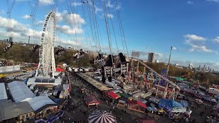 Aeronaut Onride Hyde Park Winter Wonderland 2024 [upl. by Silberman129]