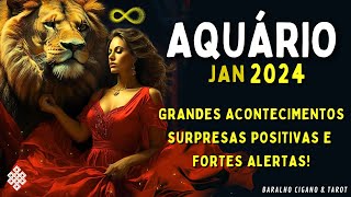 AQUÁRIO Janeiro 2024 ♒ MUDANÇA DAS GRANDES ESTÁ NA SUA PORTA😱 A SENTEÇA DIVINA🔥ESPERE O IMPOSSÍVEL [upl. by Algie]