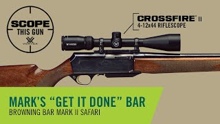 Browning BAR Mark II Safari – Classic Big Game Rifle  Scope This Gun [upl. by Mehcanem]