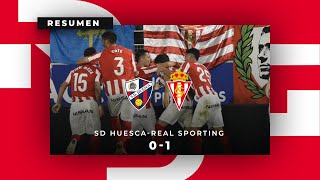 Resumen SD HuescaReal Sporting 01 [upl. by Sobmalarah601]