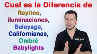 Diferencias Entre las Técnicas de Color RAUL ROA ESTILISTA [upl. by Knut495]