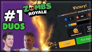 ZOMBS ROYALE iOS and Android AWESOME NEW Battle Royale on mobile [upl. by Ydroj184]