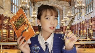 ASMR 호그와트 도서관에서 래번클로 학생과 시험공부 asmr  Study with a Ravenclaw student in Hogwarts Library [upl. by Yssac]