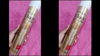 LOREAL PARIS ELNETT SATIN NORMAL HOLD HAIR SPRAY TAMIL REVIEW [upl. by Esirtal]