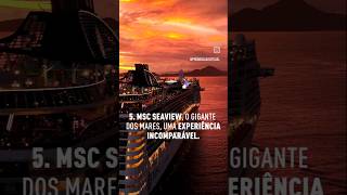 CRUZEIROS TEMÁTICOS TOP 5 NO GIGANTE DOS MARES MSC SEAVIEW mscseaview promoação msc cruzeiro [upl. by Noxin]