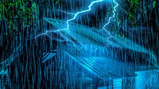 Goodbye Stress to Deep Sleep in 3 Minutes with Rain sounds for sleep amp Loud Thunder in the night [upl. by Lidia]