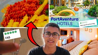 Is Hotel PortAventura GOOD  I Was SHOCKED  Room Tour Food  MORE [upl. by Eikceb]