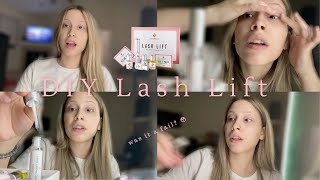 I tried doing a DIY LASH LIFT from Amazon  Does it work [upl. by Devonne]