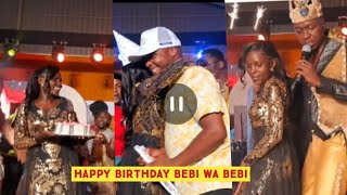 SEE HOW OBINA SURPRISED DEM WA FACEBOOK ON HER PRE BIRTHDAY AS JALANGO LEADS CAKE CUTTING [upl. by Vasiliu]