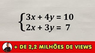 SISTEMA DE EQUAÇÕES Substituição e Adição  Prof Robson Liers  Mathematicamente [upl. by Assena884]