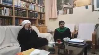 Grand Ayatollah Safi Golpaygani 20 Feb 1919  1 Feb 2022 crying to Rawdha Hd Fatima Zarah [upl. by Assert]