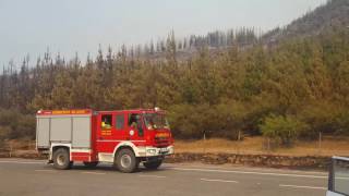 Caravana de bomberos al sur de chile [upl. by Naid992]