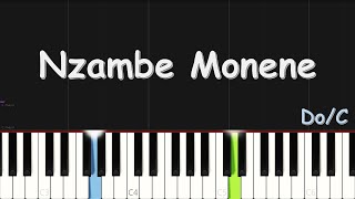 Dena Mwana  Nzambe Monene  EASY PIANO TUTORIAL BY Extreme Midi [upl. by Maloy607]