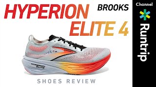 【BROOKS】箱根駅伝でも履かれた話題の厚底レーシングシューズ「ハイペリオンエリート4」｜その性能をシューズアドバイザーが解説！【シューズレビュー】running runningshoes [upl. by Olegnaid]