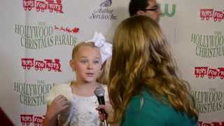 Jojo Siwa of Dance Moms Interview at 84th Annual Hollywood Christmas Parade [upl. by Nhepets]