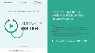 ZAUPANJE NA RECEPT iskreno o sodelovanju pri zdravljenju [upl. by Pincus]