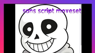 sans script for strongest battlegrounds [upl. by Kutchins]