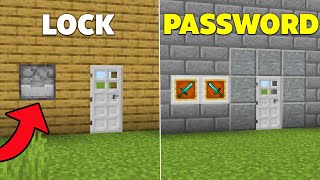 3 Simple Security Redstone Builds in Minecraft Bedrock [upl. by Warrick]