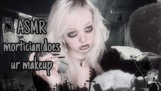 ASMR mortician does your makeup🪦 your dead [upl. by Soloman]