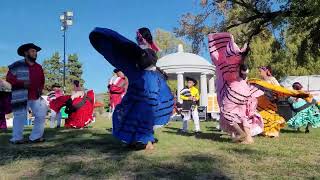 Folkloric Dance quotNueva Generacion Oaxacaquot at Day of the Dead Celebration 2024 Larger Group [upl. by Sellihca]