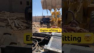 Engine refitting 🤯shorts ytshort yttrending viralvideo automobile trending construction jcb [upl. by Brewster]