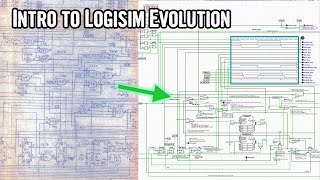 Intro to Logisim Evolution the free and ohsogood logic simulation software [upl. by Arais545]