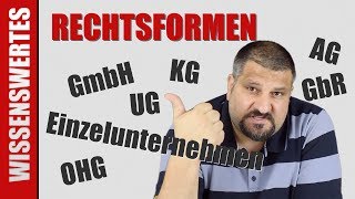 Welche Rechtsform solltest du wählen [upl. by Johny]