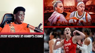 Becky Hammon Responds to Hamby  Caitlin Clark amp Fever contenders [upl. by Cavill]