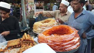 Food Street Peshawar  Phase 6 NAWAB Market Hayatabad [upl. by Zipah572]