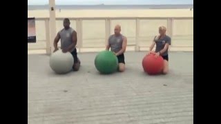 Military Fitness  Swiss Ball Pilates [upl. by Annahc]