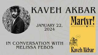 LIVE at Prairie Lights  Kaveh Akbar in conversation w Melissa Febos January 2024 [upl. by Omixam408]