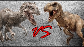 Indominus Rex vs Tyrannosaurus Rex  SPORE [upl. by Seys26]